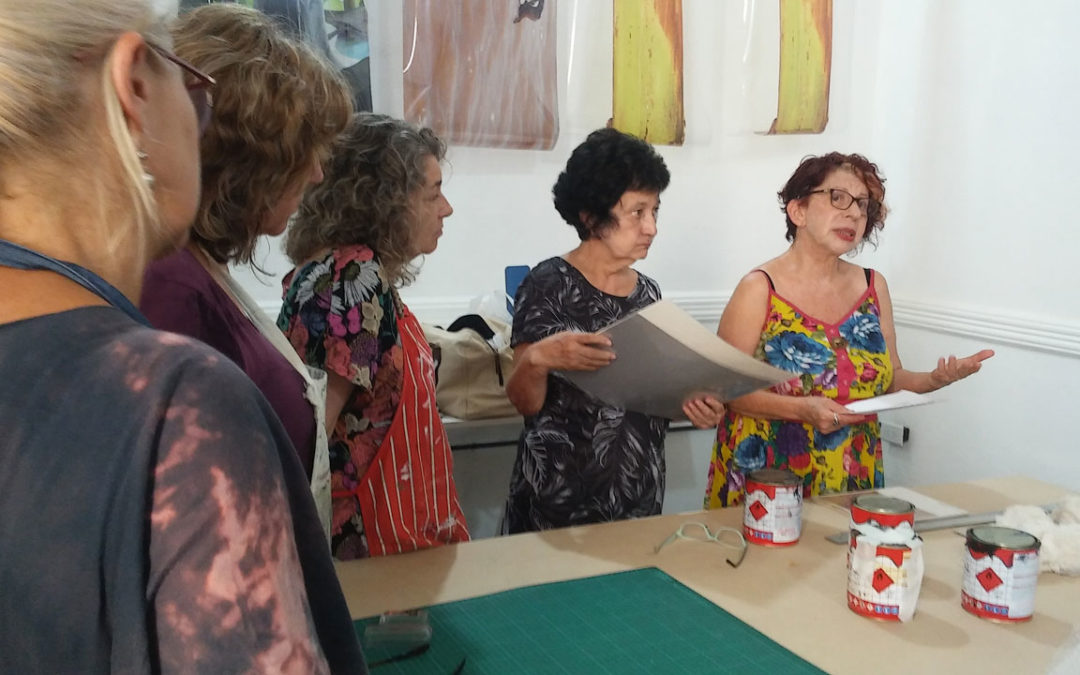 Taller de serigrafía no convencional